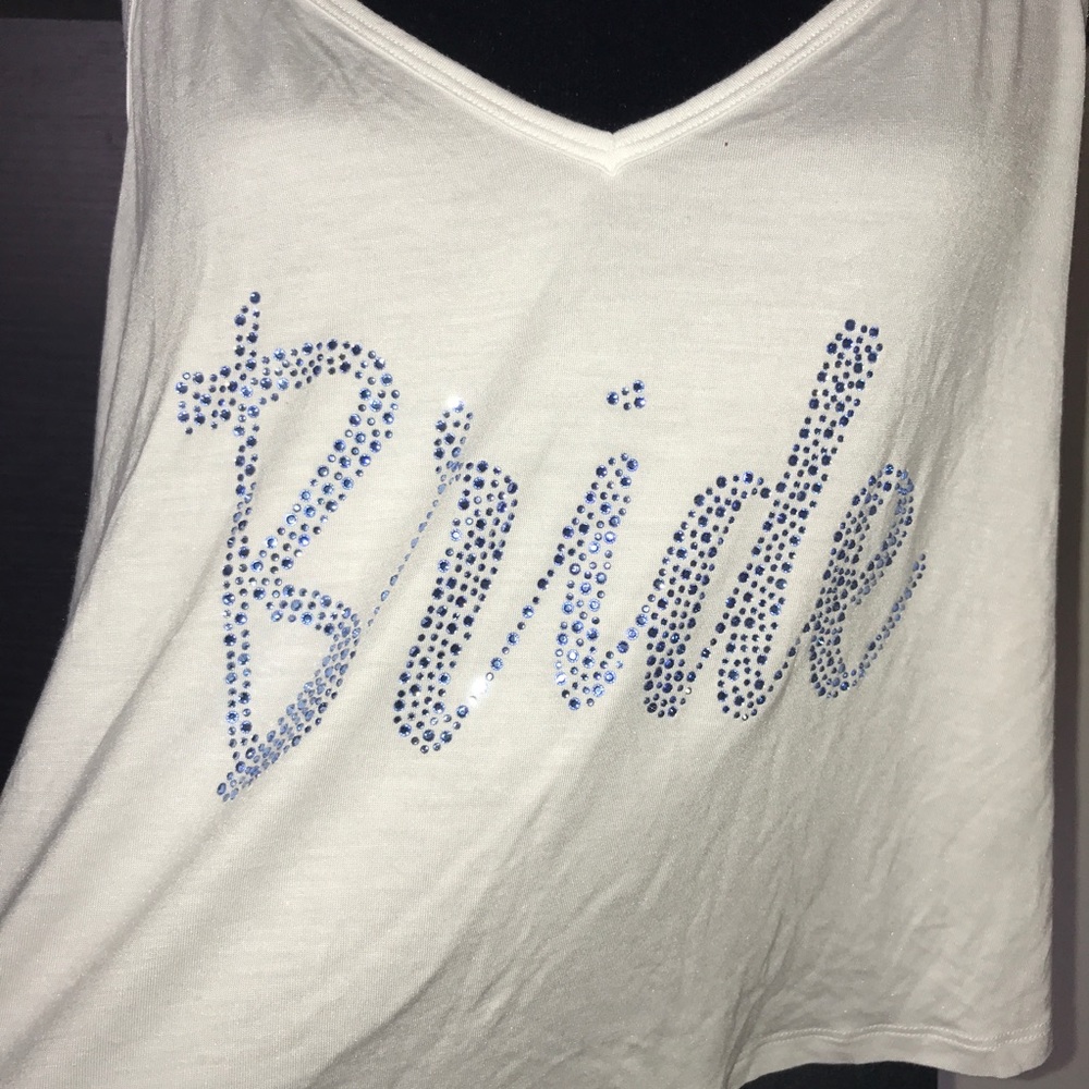 "I Do" Victoria's Secret bridal Bride Crystal top - Picture 4 of 8